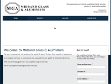 Tablet Screenshot of midrandglass.co.za